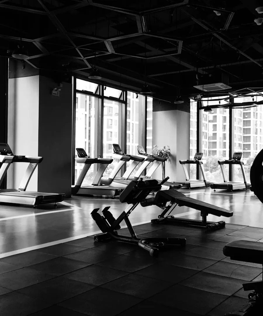 Modern space equipped for strength and cardio training