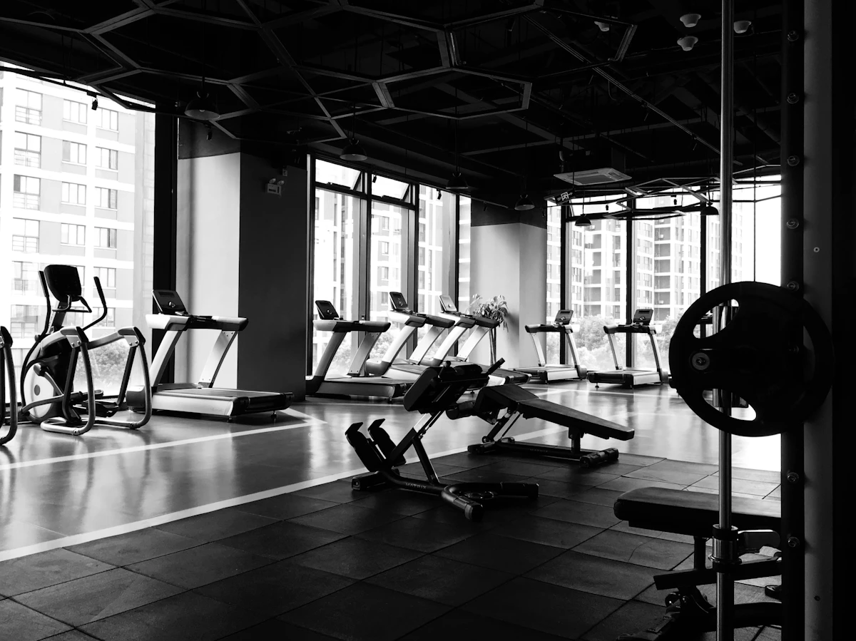Espace moderne équipé pour la musculation et le cardio